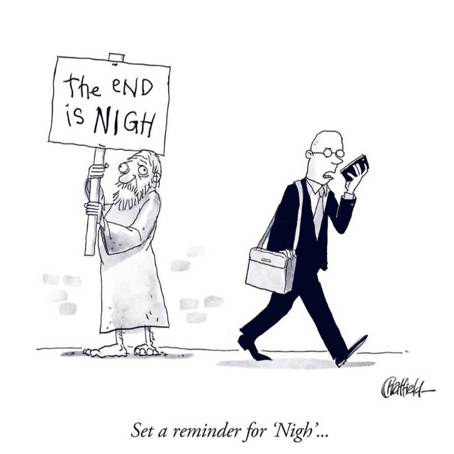 The end is nigh cartoon